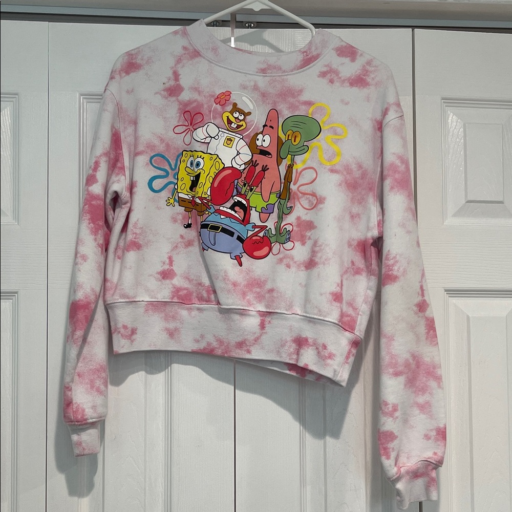 Nickelodeon Pink SpongeBob Sweatshirt